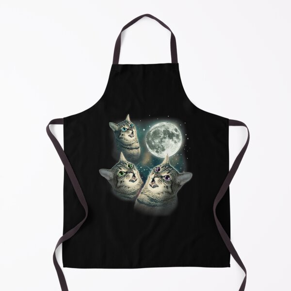 Item preview, Funny Ca Three Cat Moon 3 Wolfs Cute Kitten Graphic designed and sold by LucaAndreien.