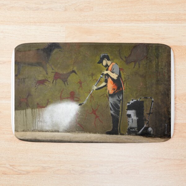 Item preview, Banksy Graffiti Removal Art designed and sold by SharpWallArts.