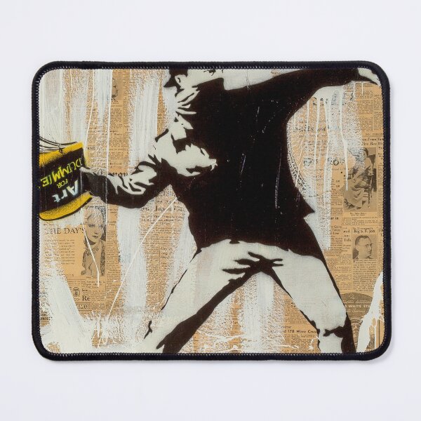 Item preview, Banksy Thrower designed and sold by SharpWallArts.
