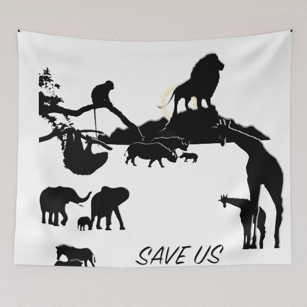 Item preview, Save us - African animals designed and sold by RMSartZ.