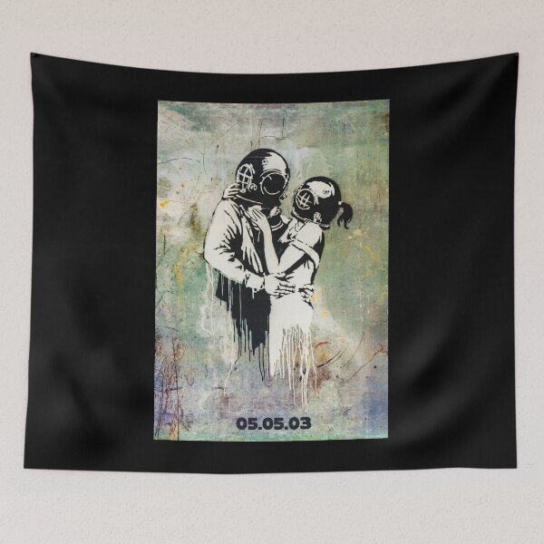 Item preview, Banksy Think Tank Art designed and sold by SharpWallArts.