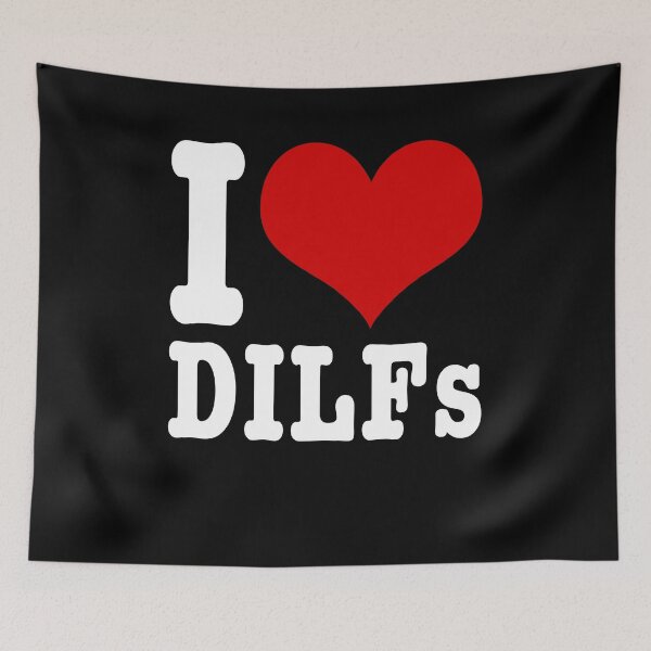Item preview, I Love Dilfs - Dilf Hunter - Funny Hot Dads Gift designed and sold by TallysClothes.