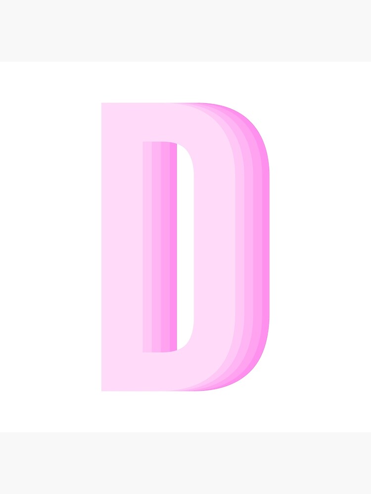 Pink Letter S Sticker for Sale by TheMonogramShop