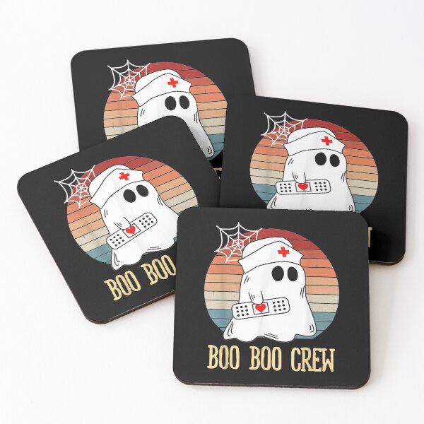 Item preview, Boo Boo Crew Nurse Ghost Funny Halloween Costume designed and sold by sharpYSbell.