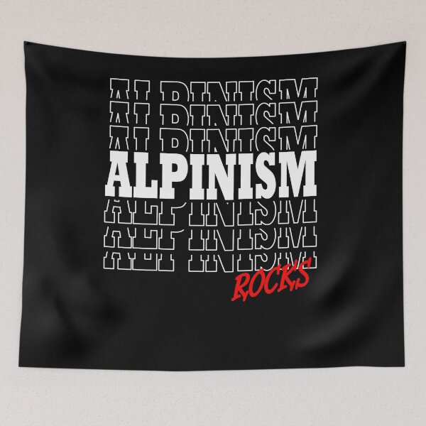 Item preview, Alpinism rocks (dark) designed and sold by Good-tees.