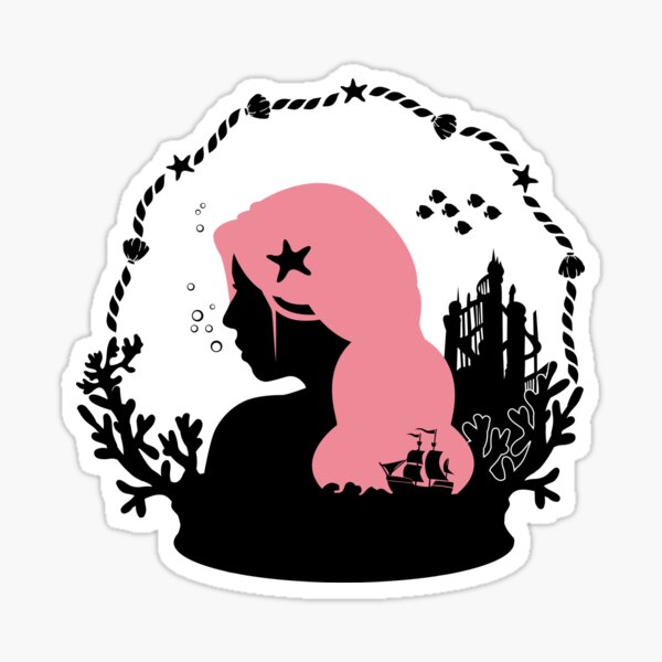 Die kleine Meerjungfrau Sticker