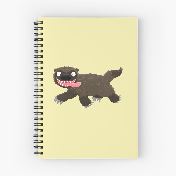 Item preview, Funny hungry wolverine animal cartoon  designed and sold by FrogFactory.