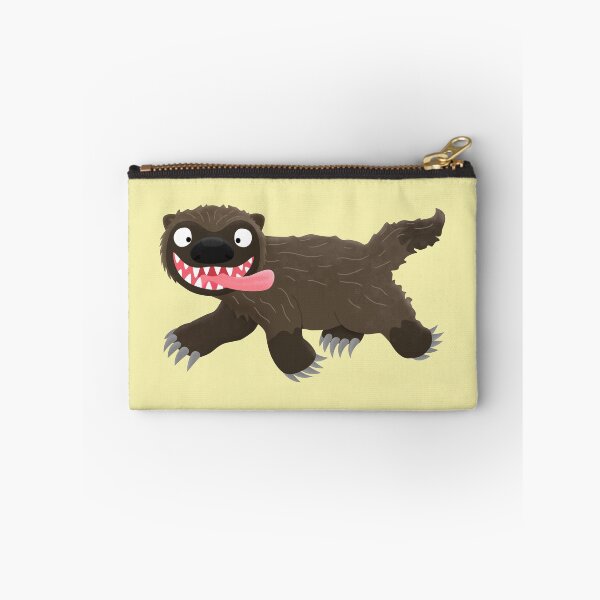 Item preview, Funny hungry wolverine animal cartoon  designed and sold by FrogFactory.