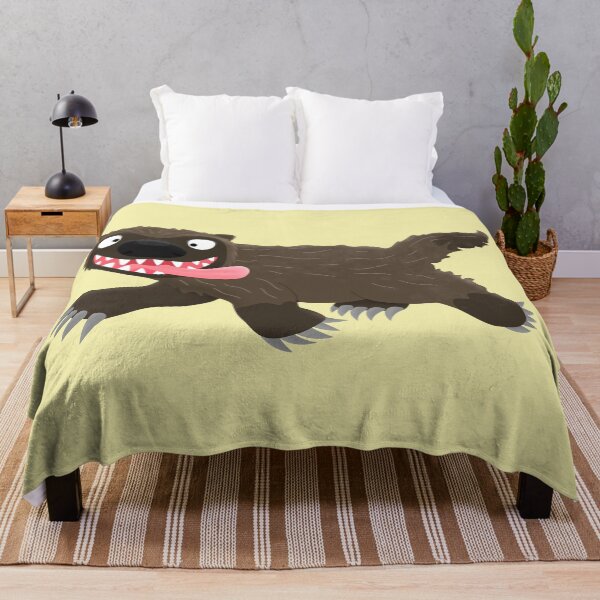 Item preview, Funny hungry wolverine animal cartoon  designed and sold by FrogFactory.