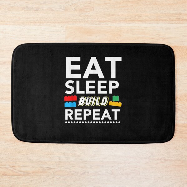 Item preview, Sleep Eat Build Repeat Building Blocks Bricks Master Builder designed and sold by MasonshiNoor.