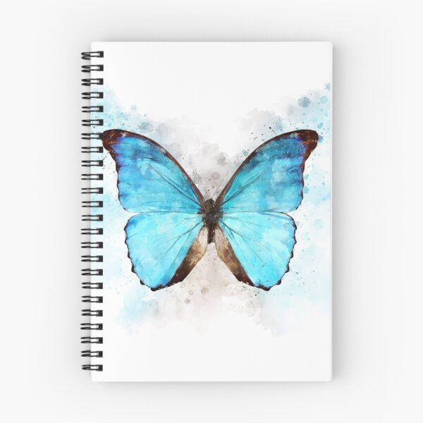 Item preview, Turquoise Blue Butterfly Watercolor designed and sold by complete77.