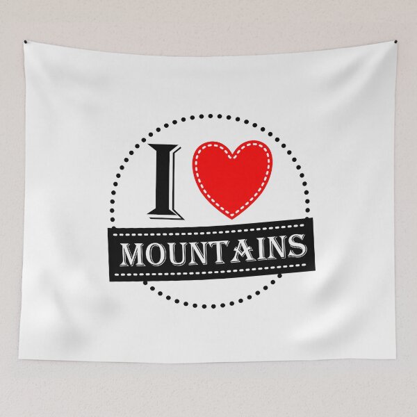 Item preview, I love mountains designed and sold by Good-tees.