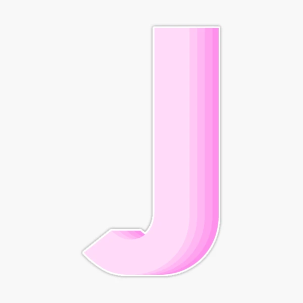 Pink Letter S Sticker for Sale by TheMonogramShop