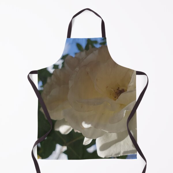 Item preview, White Rose with Green Leaves and Blue Sky designed and sold by Bennymp.