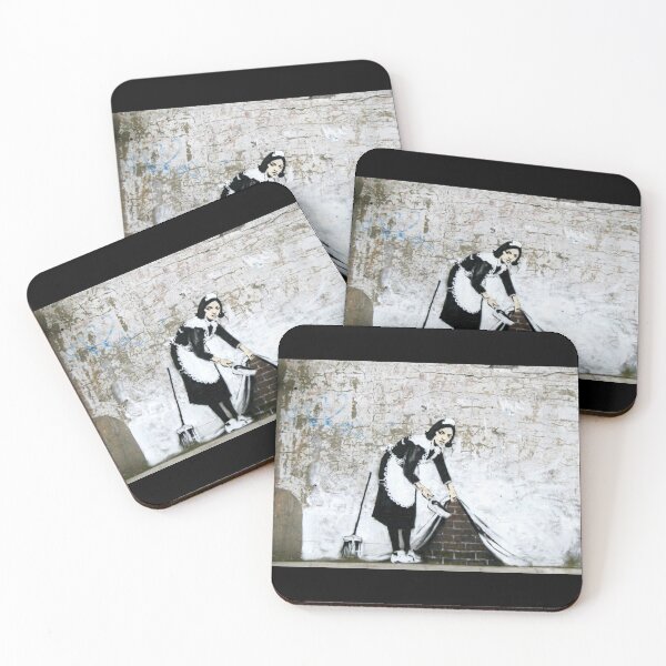 Item preview, Banksy Sweep it Under the Carpet designed and sold by SharpWallArts.