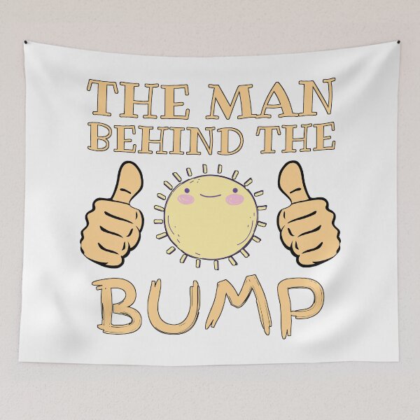 Item preview, The Man Behind the Bump - Achievement Unlocked Dad - First Time father designed and sold by For the love of Pixels.