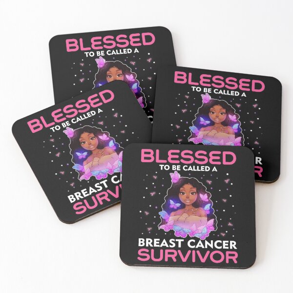 Item preview, African American Breast Cancer Blessed Survivor designed and sold by BaseStore.
