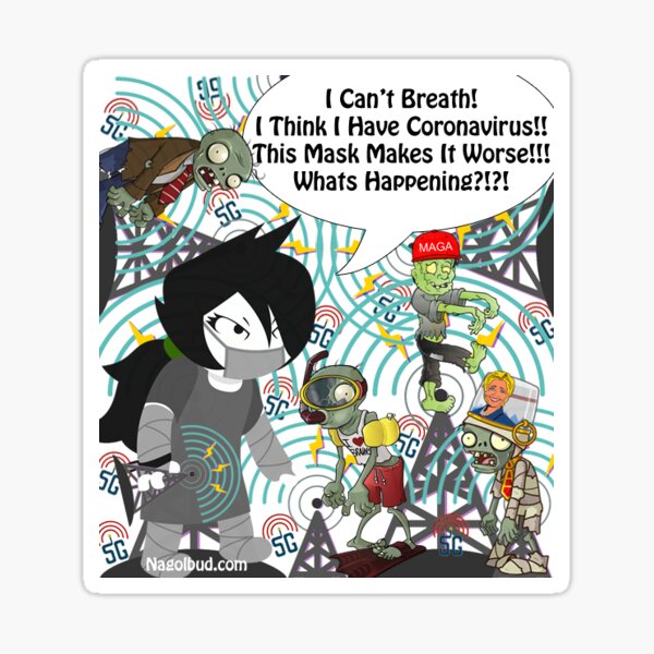 Coronavirus 5G Sticker