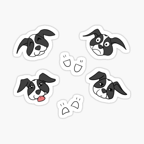 Dog Heads Sticker