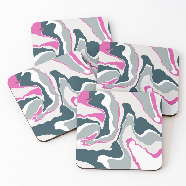 Item preview, Green and pink marble  designed and sold by zhSurfaceDesign.