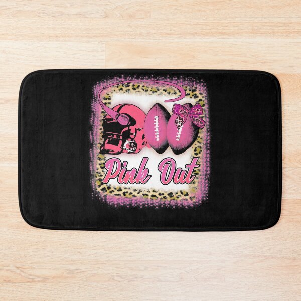 Item preview, Breast Cancer Ribbon Pink Out Football Pink Ribbon Bleached designed and sold by BaseStore.