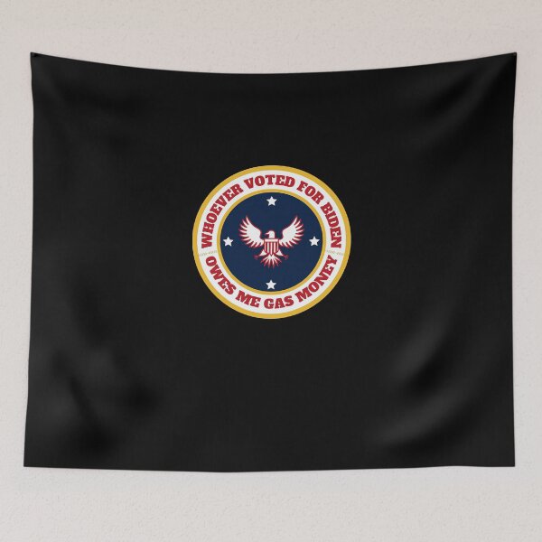 Item preview, Funny Anti Biden Quote Whoever Voted Owes Me Gas Money designed and sold by Margaretsse.