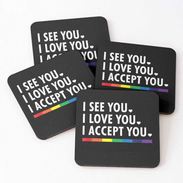 Item preview, Iee I love you I accept you LGBTQ Ally Gay Pride designed and sold by KeeganshiAon.