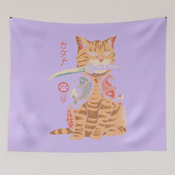 Item preview, Cat Catana Back Print  designed and sold by KateJack.