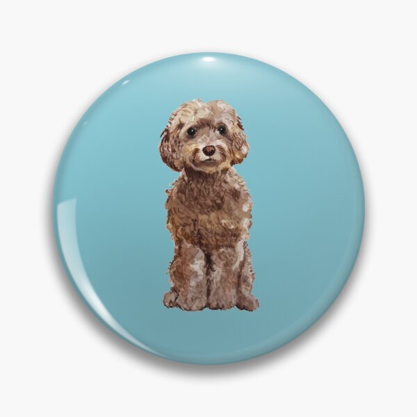 Item preview, Cockapoo dog Watercolor art designed and sold by meowspring.