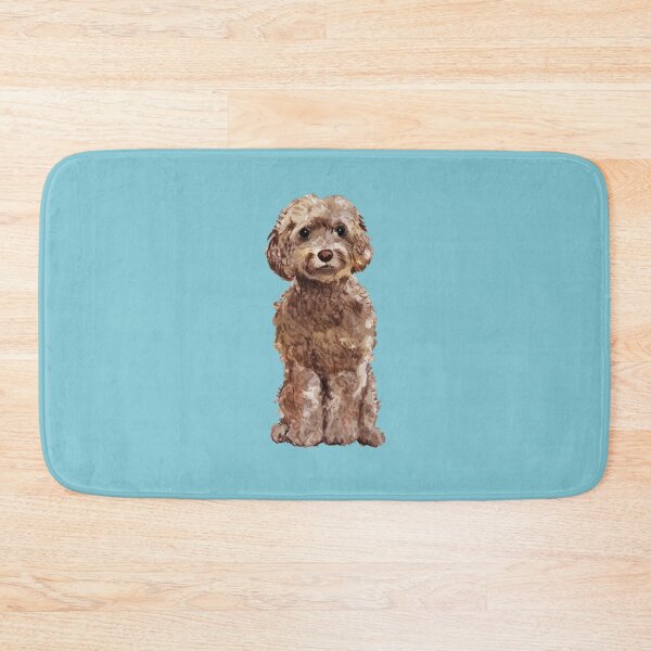 Item preview, Cockapoo dog Watercolor art designed and sold by meowspring.