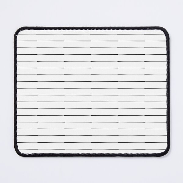 Item preview, Abstract black horizontal dashed lines seamless pattern on white background designed and sold by TheWalnut.