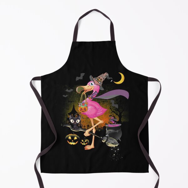 Item preview, Cute and Fun Halloween Trick or Treat Witch Flamingo designed and sold by BaseStore.