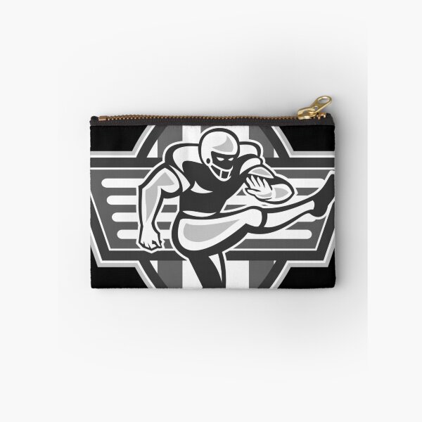 Item preview, American Football Player Kicking Grayscale designed and sold by patrimonio.