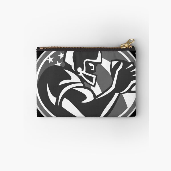 Item preview, American Football Player Side View Grayscale designed and sold by patrimonio.
