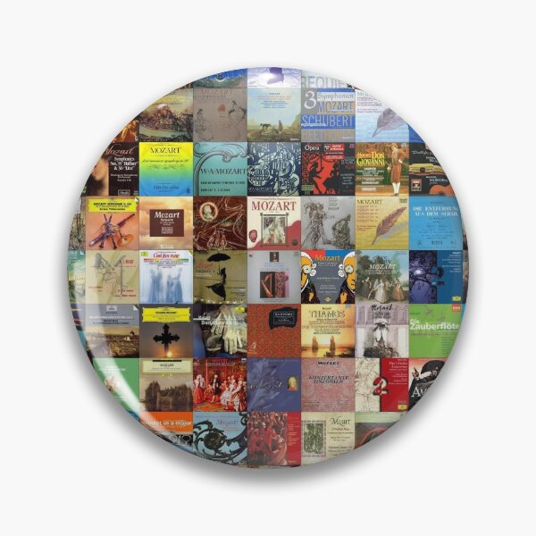 Aperçu de l'œuvre Pochettes d'albums de Mozart créée et vendue par Montage-Madness.