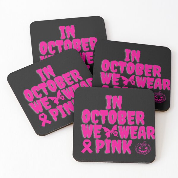 Item preview, IN October We Wear Pink Breast Cancer Awarness Funny Halloween Pumpkin designed and sold by Benmassaoud.