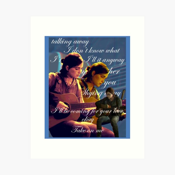 The Last of Us Part II  Joel's Guitar  Video game Poster  Big Fine art print  TLOU  TLOU 2  Playstation  Video game print