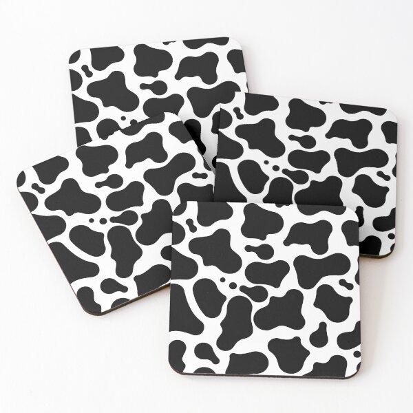 Item preview, Cow spots black and white pattern designed and sold by Aimio.
