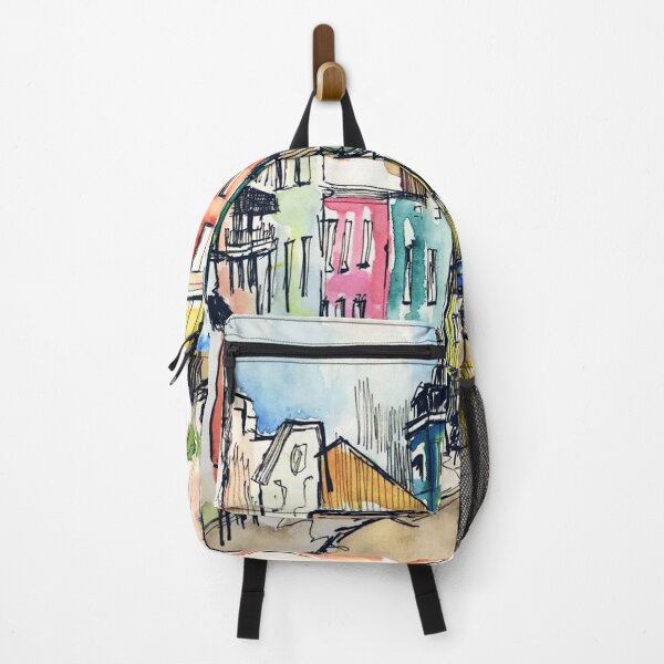Item preview, urban colorful street designed and sold by MK-Aart.