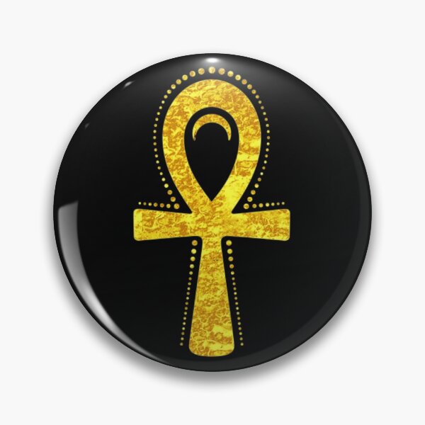 Item preview, Gold Egyptian African Ankh Symbol designed and sold by BlackArt Cafe.