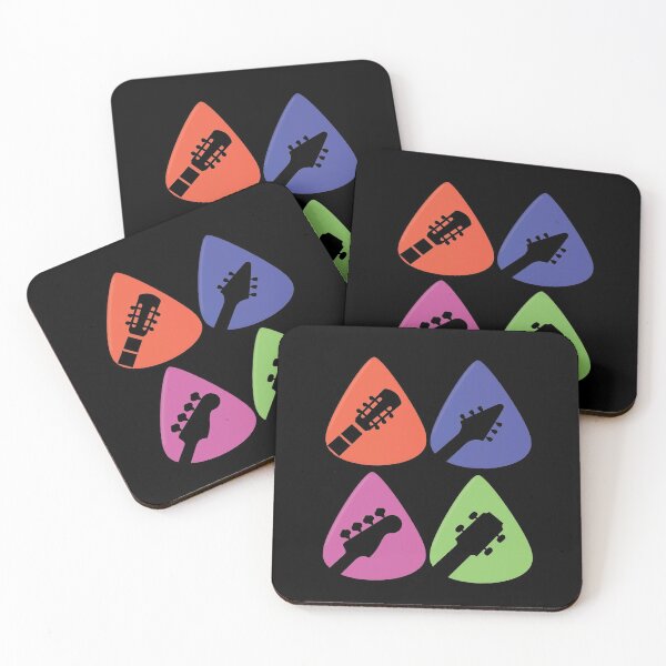 Item preview, Four Colorful Guitar Picks designed and sold by Rhu Creations.