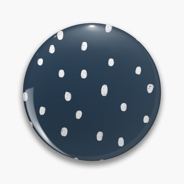 Item preview, Dots in Navy & White designed and sold by zhSurfaceDesign.