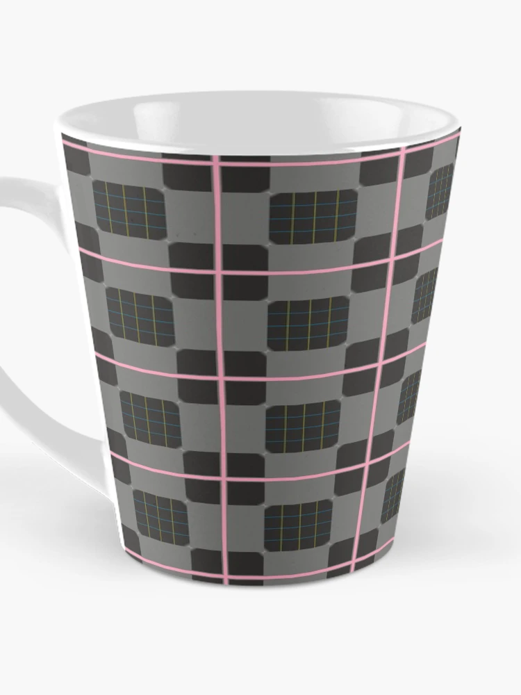 Thumbnail 3 of 4, Coffee Mug, Geometric Patterns Using Square And Lines Design 1 designed and sold by ClassyPatterns.