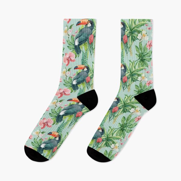 Item preview, Tropical Parrot With Flowers designed and sold by ixrid.