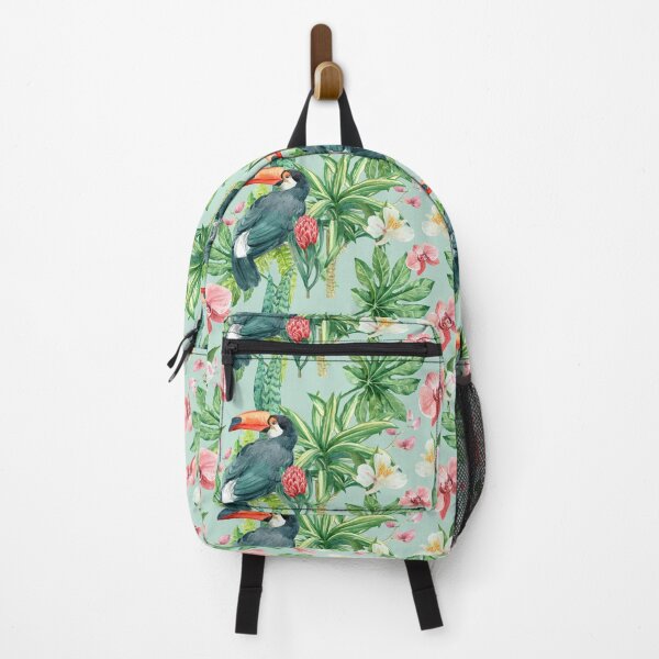 Item preview, Tropical Parrot With Flowers designed and sold by ixrid.