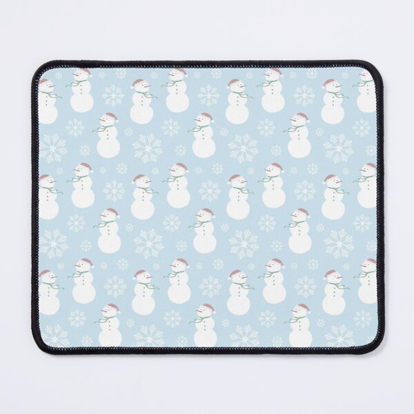 Item preview, Blue Christmas Snowman Seamless, Christmas Pattern  designed and sold by OneAction.