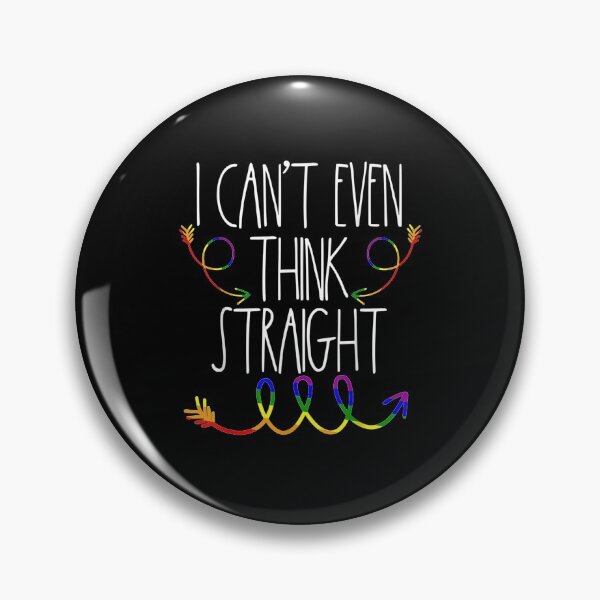 Item preview, Gay Pride I Cant Think Straight LGBTQ Stuff Bisexual designed and sold by JacekshiAmra.