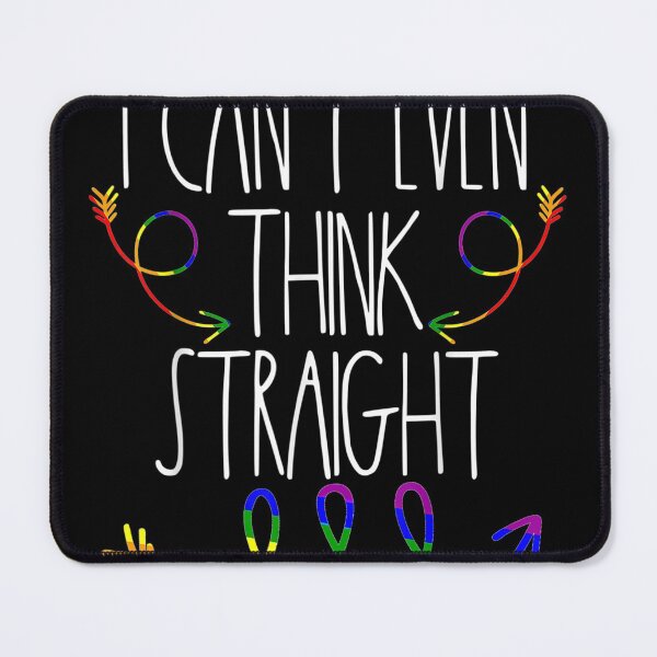 Item preview, Gay Pride I Cant Think Straight LGBTQ Stuff Bisexual designed and sold by JacekshiAmra.
