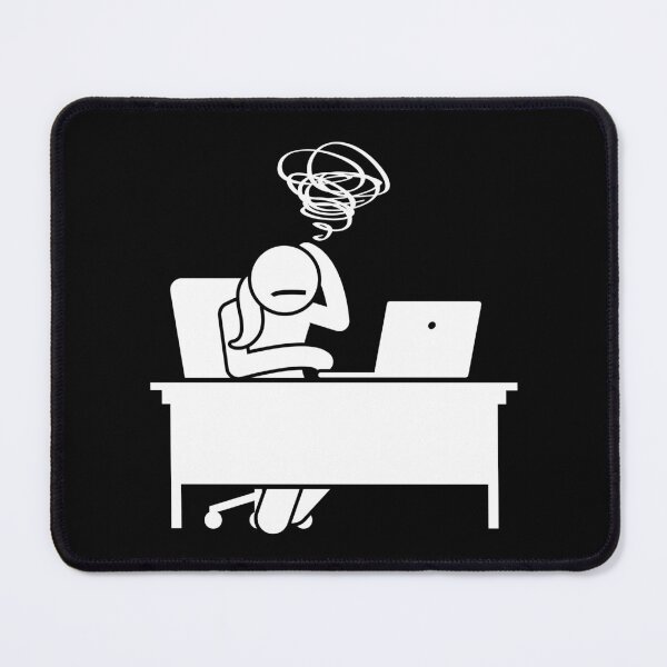 Item preview, Woman Confused While Looking At The Laptop - Stickman White Version designed and sold by Stickman--.