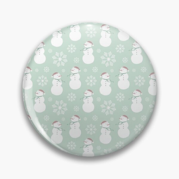 Item preview, Mint Christmas Snowman Seamless, Christmas Pattern  designed and sold by OneAction.